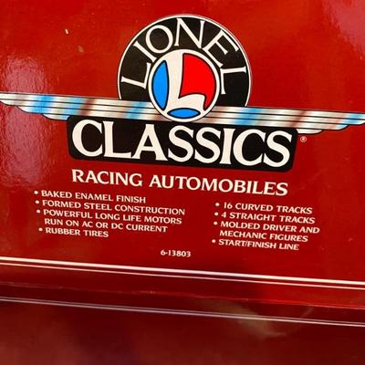 Lionel Classics Racing Automobiles NRFB