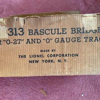 Lionel Bascule Bridge Box