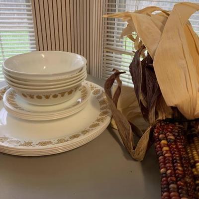 SOLD--Corelle Butterfly Gold