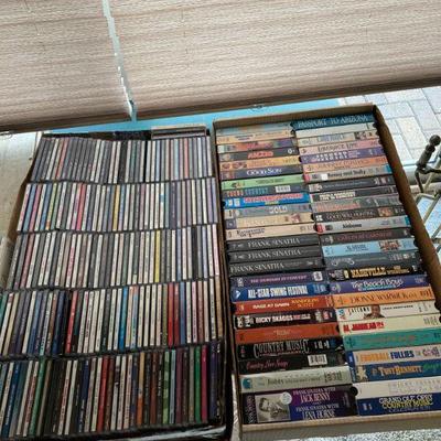 CD's and VHS