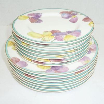 Mikassa pansy plate set