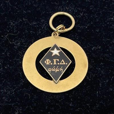 Phi Gamma Delta Gold Pendant