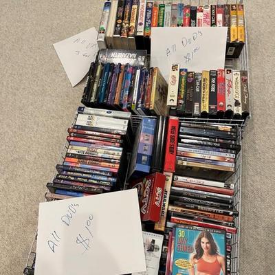 All DVDâ€™s now 2 for a $1 (same for VHS)