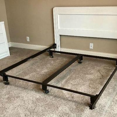 White Painted Queen Bed 