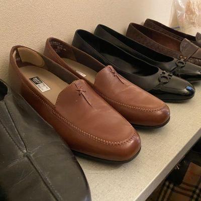 Ladies shoes, size 9 and 9.5 Salvatore Ferragamo, Easy Spirit, Muron, Stewart Weitzman