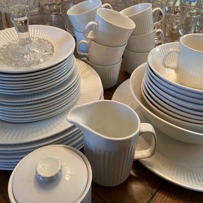 White Dishes from England by Johnson Brothers