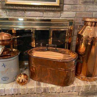 Collection of beautiful copper accent pieces