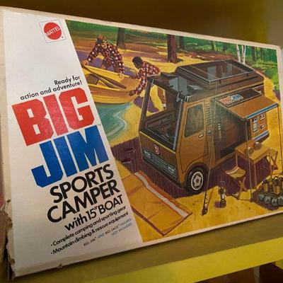Big Jim Toy Sports Camper with figurine