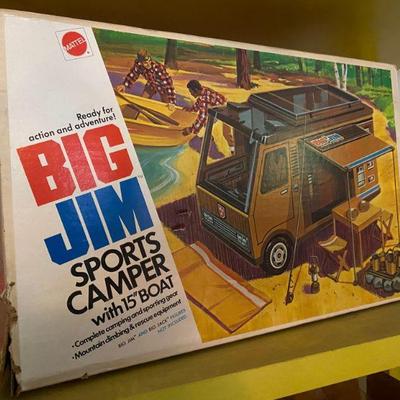 Big Jim Toy Sports Camper with figurine