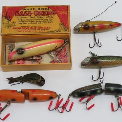 Vintage fishing lures