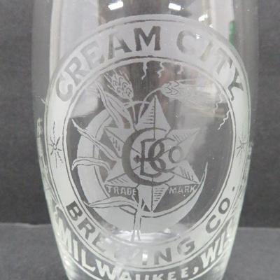 Pre prohibition glass, Cream City 