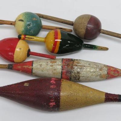 wooden bobbers