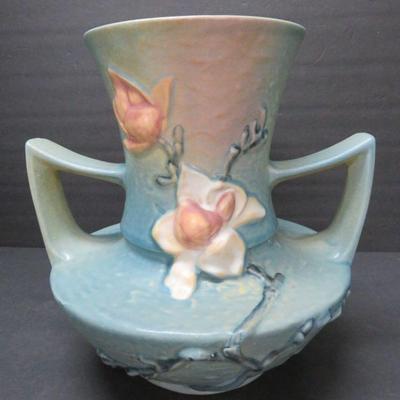 Roseville magnolia vase
