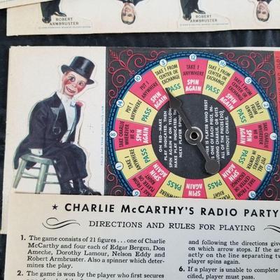 Charlie McCarthy board game