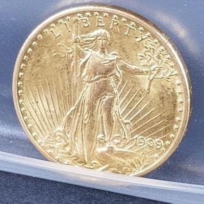 1905 Twenty Dollar gold coin, plus many others