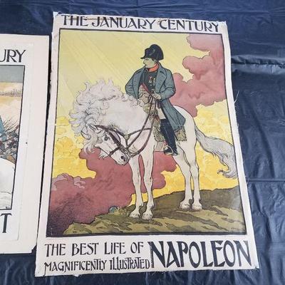 Litho posters of Napoleon