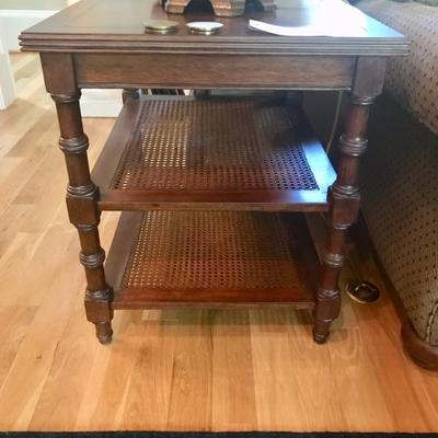 Three tiered side table with canning $259
two available