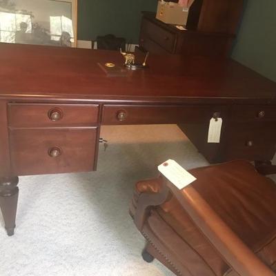 Ethan Allen desk with drop leaves $395
60 X 29 X 30 two 12