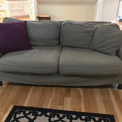Lee Industries slip covered sofa $188