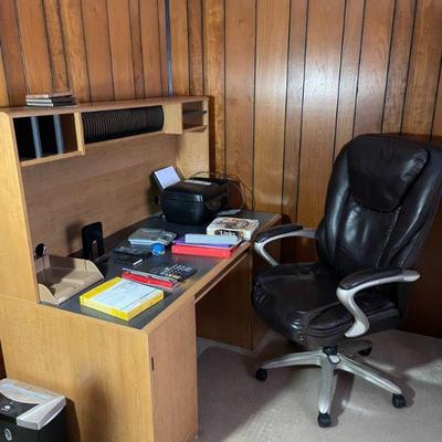 Desk and chair