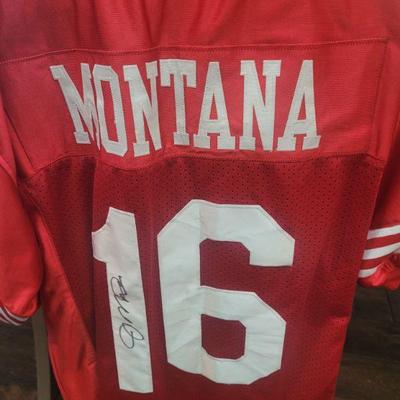 Autographed Joe Montana jersey