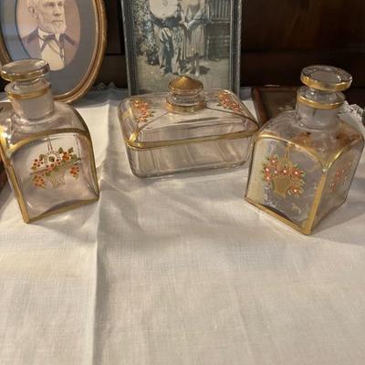 Antique Dresser Set