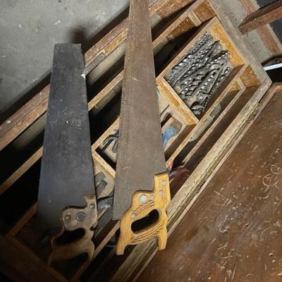 Antique Trunk with tools