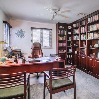 Entire Office ~ Wall Shelving Unite ~ Chairs ~ Desks ~ Supplies and so much more  