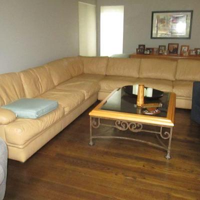 Leather Sectional Sofa ! Coffee Table and more  