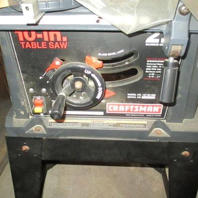Craftsman 10" Table Saw 
