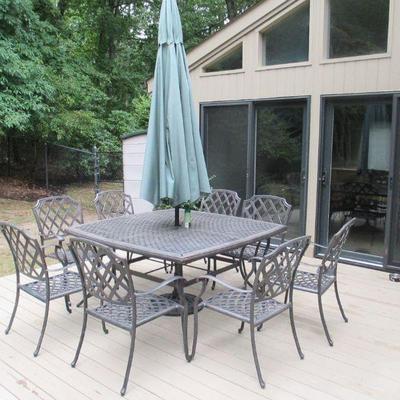 Iron Outdoor Patio Suite  