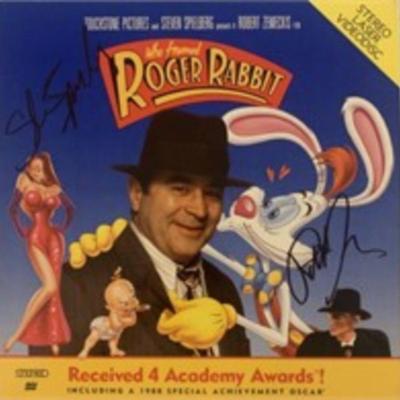 Roger Rabbit cast signed soundtrack