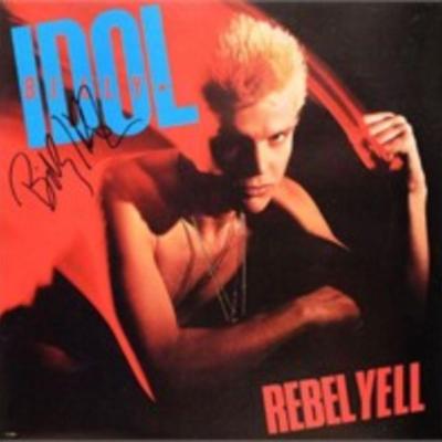 Billy Idol signed album