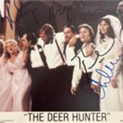 Deer Hunter cast signed photo