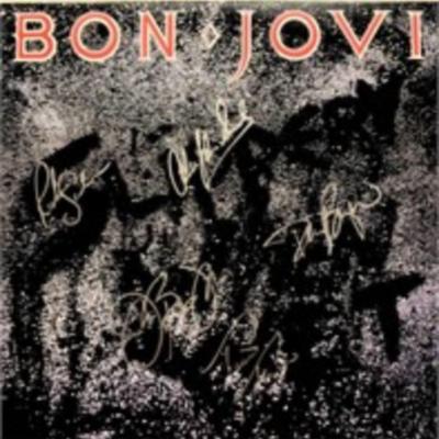 Bon Jovi signed album