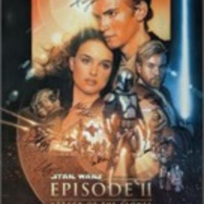 Star Wars signed photo