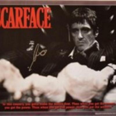 Scarface signed poster
