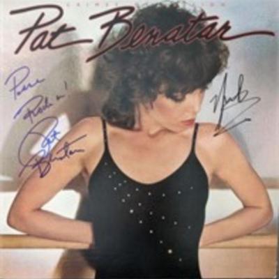 Pat Benatar signed album