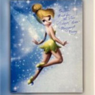 Tinkerbell signed photo