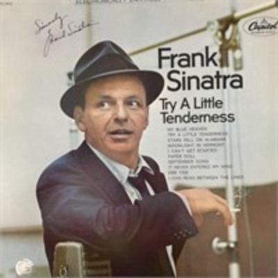 Frank Sinatra signed album