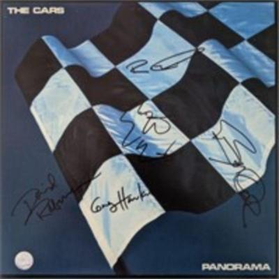 The Cars band signed album