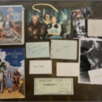 Wizard of Oz autograph collection