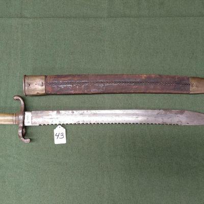 V. Jung & S. Suhl M1871 Sawback Bayonet