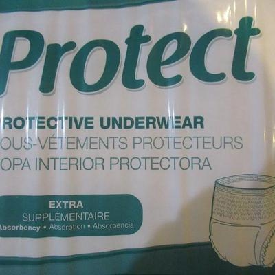 PROTECT PROTECTIVE UNDERWEAR SIZE MEDIUM FOUR HUGE BOXES