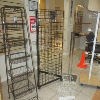 FOUR BUSINESS DISPLAY UNITS RACKS
