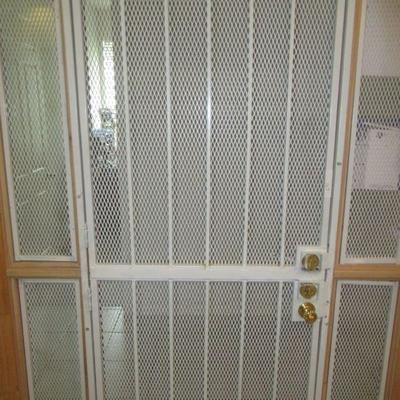 INDUSTRIAL GRADE STEEL SECURITY DOOR EXPERT REMOVAL REQUIRED 38â€ X 83â€