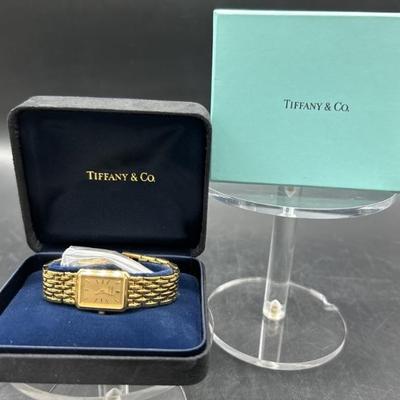 Tiffany & Co. Ladies 18k Gold Plated Watch