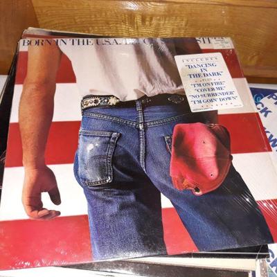 vintage records from 1960's-1980's
