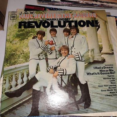 vintage records from 1960's-1980's
