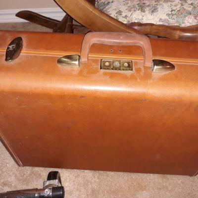 vintage Samsonite suitcase